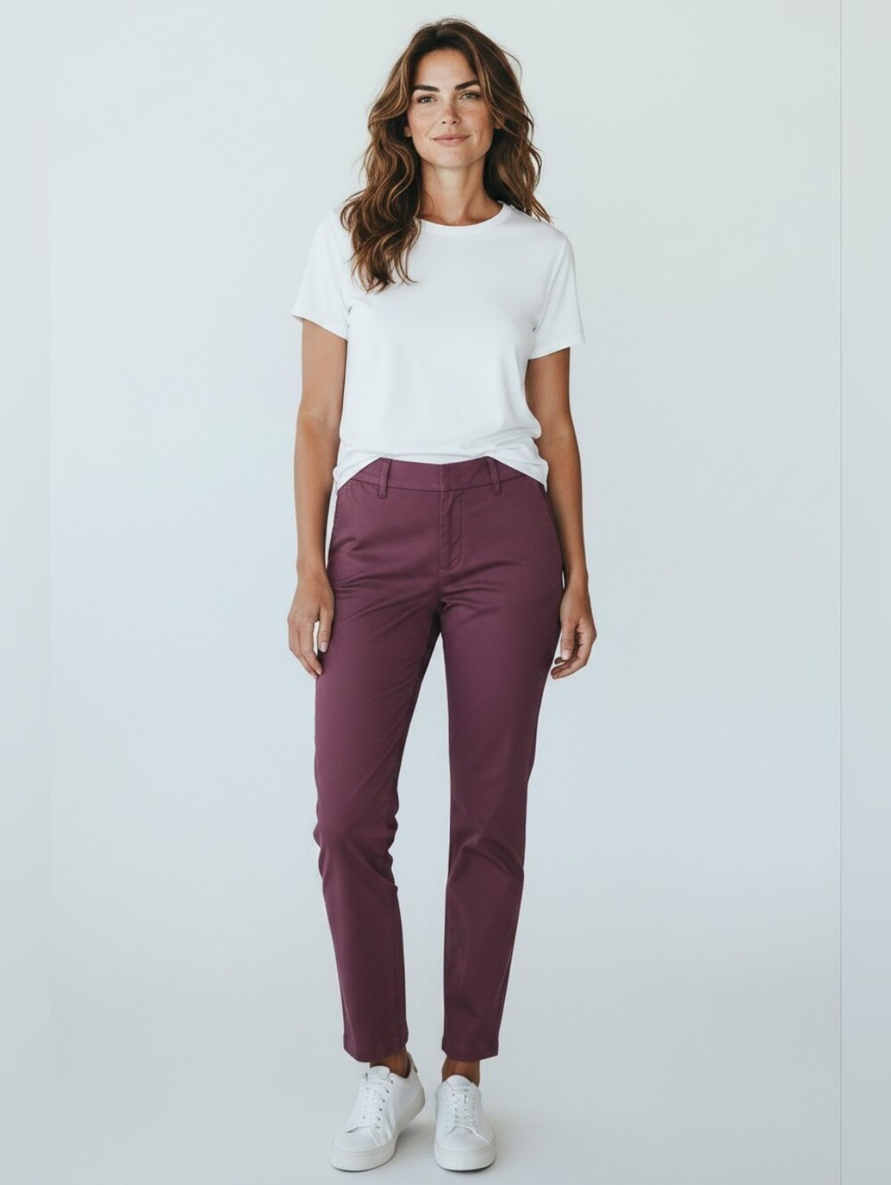 Dear John Hampton Pant In Fig Straight-Leg Trouser Pants